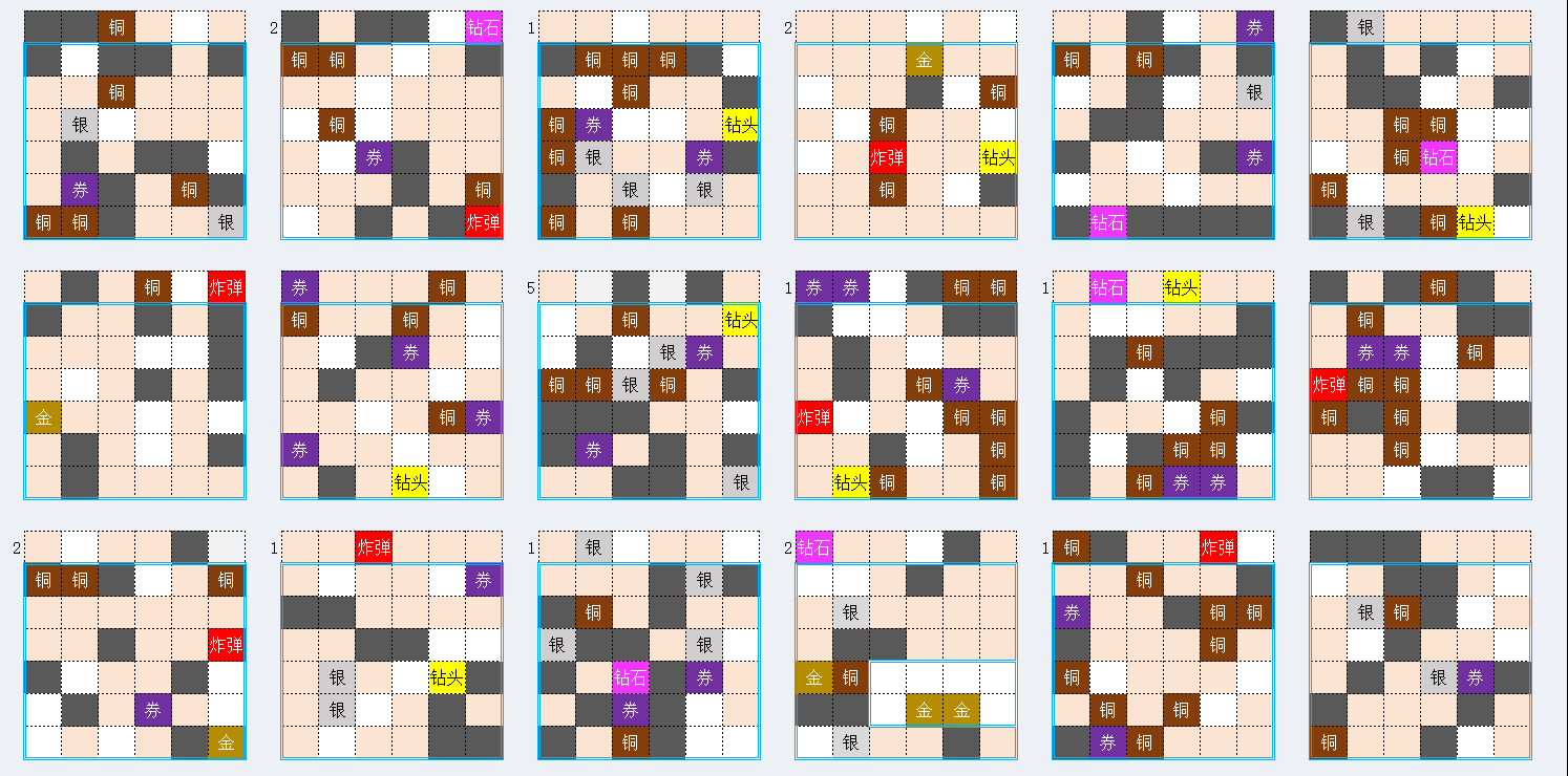 《冒险大作战》矿洞分布图