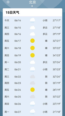 夏荷天气截图