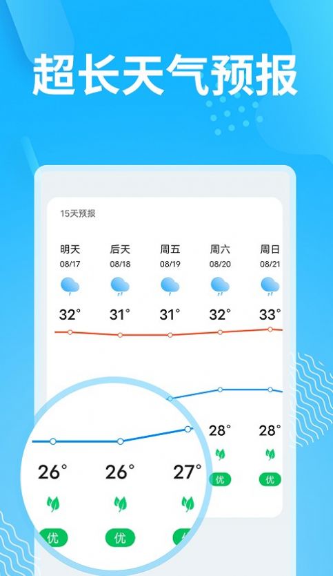 精简天气截图