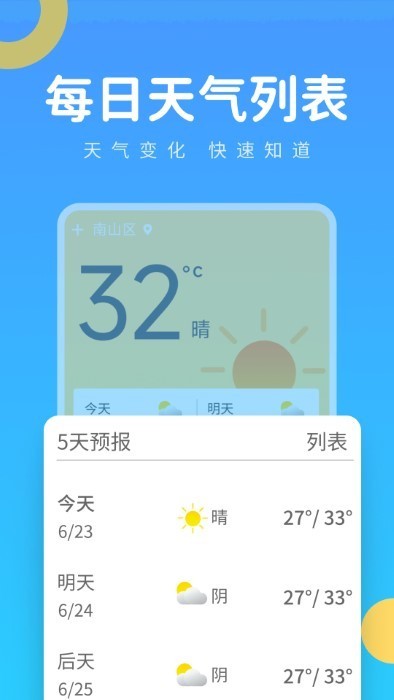 实时气象王截图