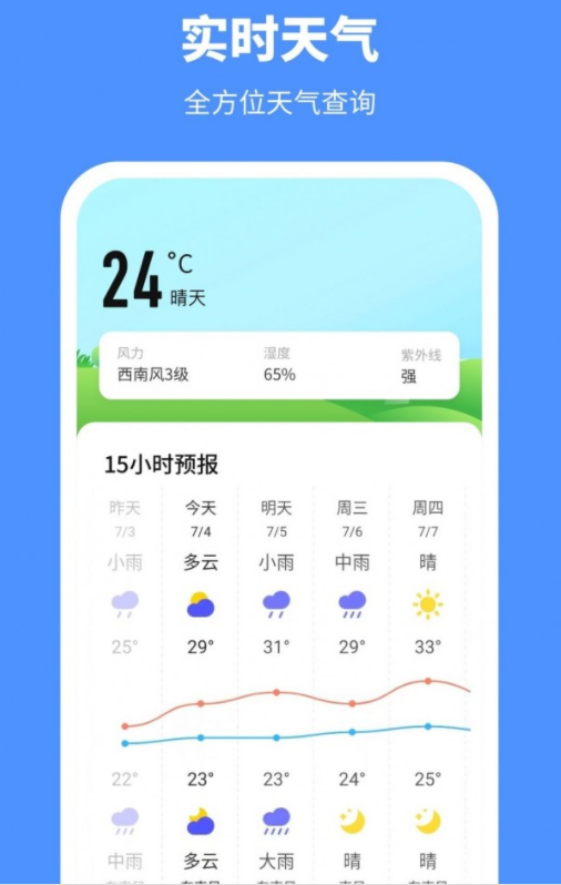 晴天计步截图