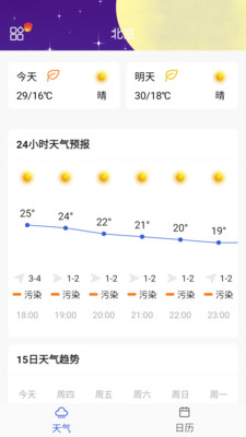 必看天气日历截图