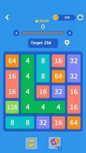 2048方块轻敲截图