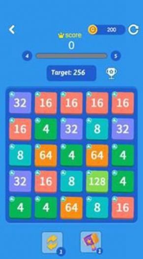 2048方块轻敲截图