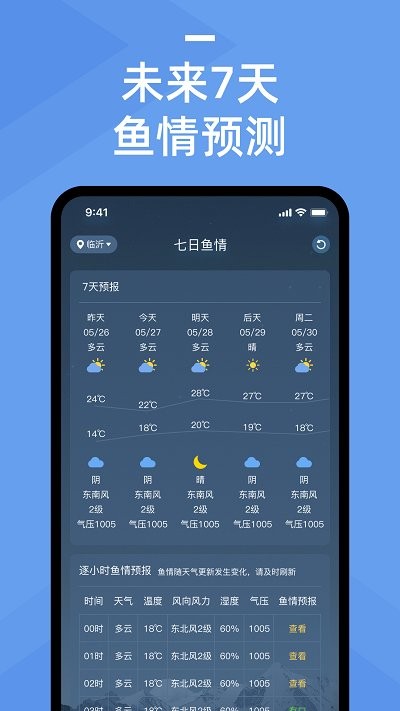 鱼情预报截图