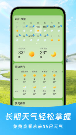 福气天气截图