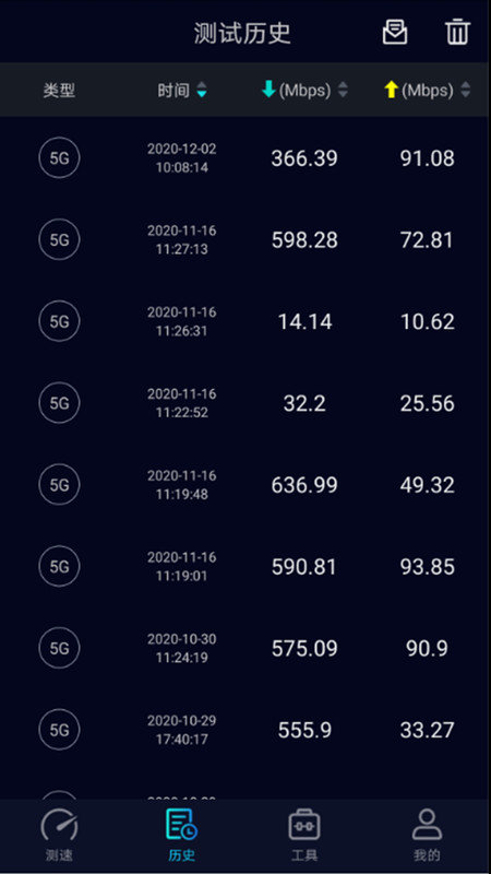 speedtest5g安卓版下载截图