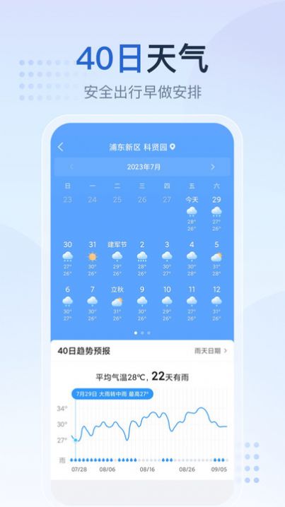 天气预报星截图