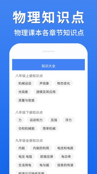 初中物理大全截图