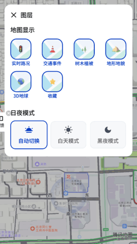 腾讯智驾地图截图