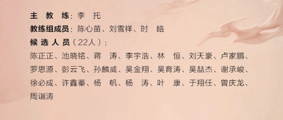 《王者荣耀》正式敲定！亚运会集训名单：Fly、一诺入选未见小胖