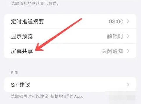 《iphone》共享屏幕在哪开