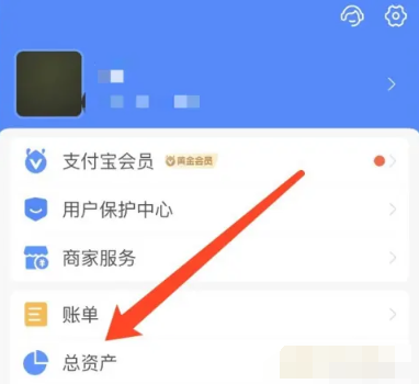 《支付宝》如何关闭总资产