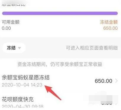 《支付宝》余额宝冻结资金怎么解开