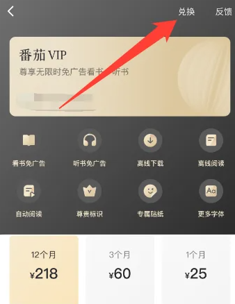 《番茄》vip兑换码在哪输入