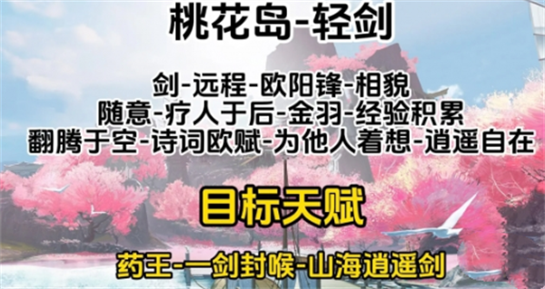 《射雕》天赋选什么